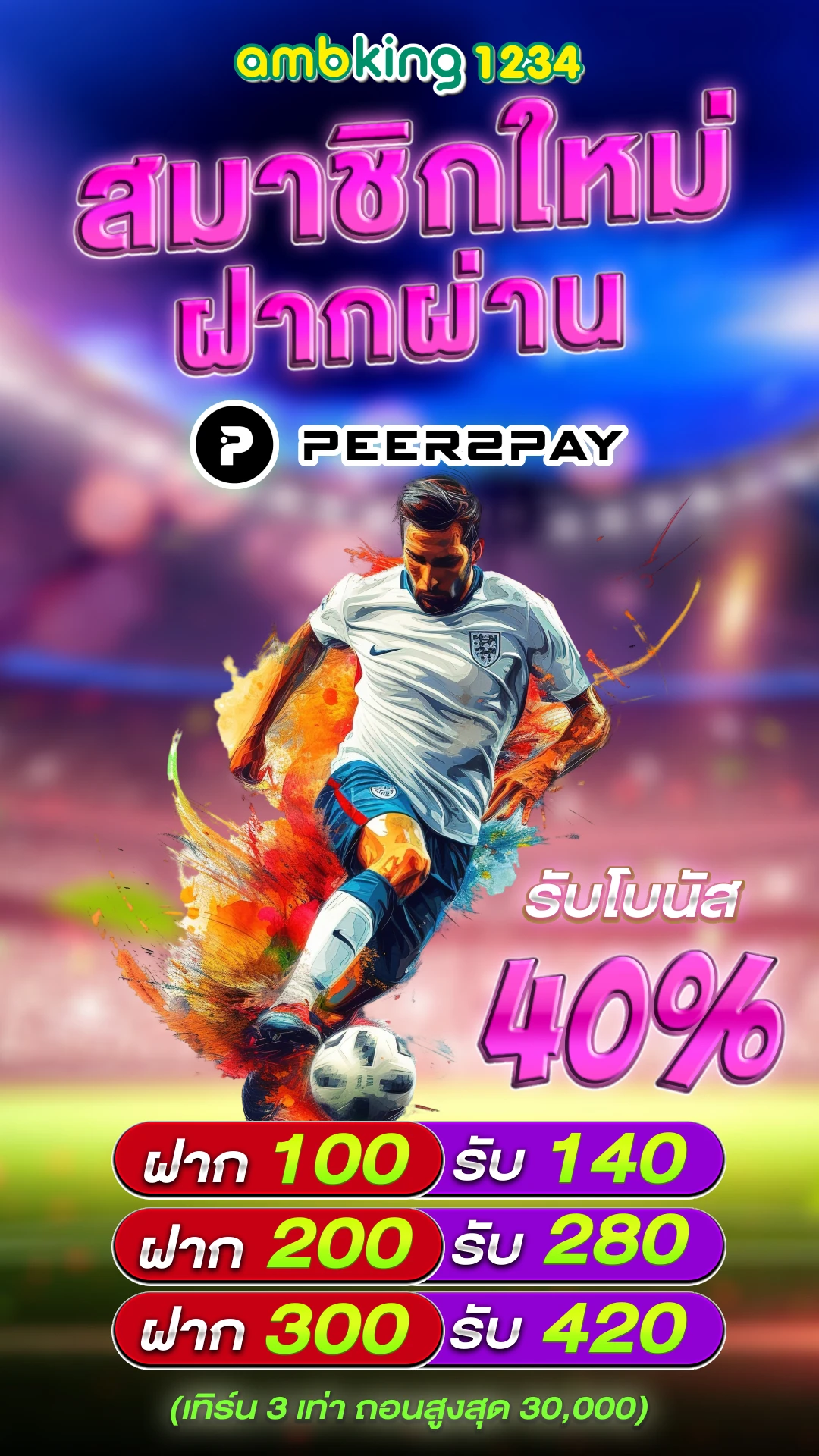 สล็อต ฝากไม่มีขั้นต่ํา - แบนเนอร์โปรโมชั่น