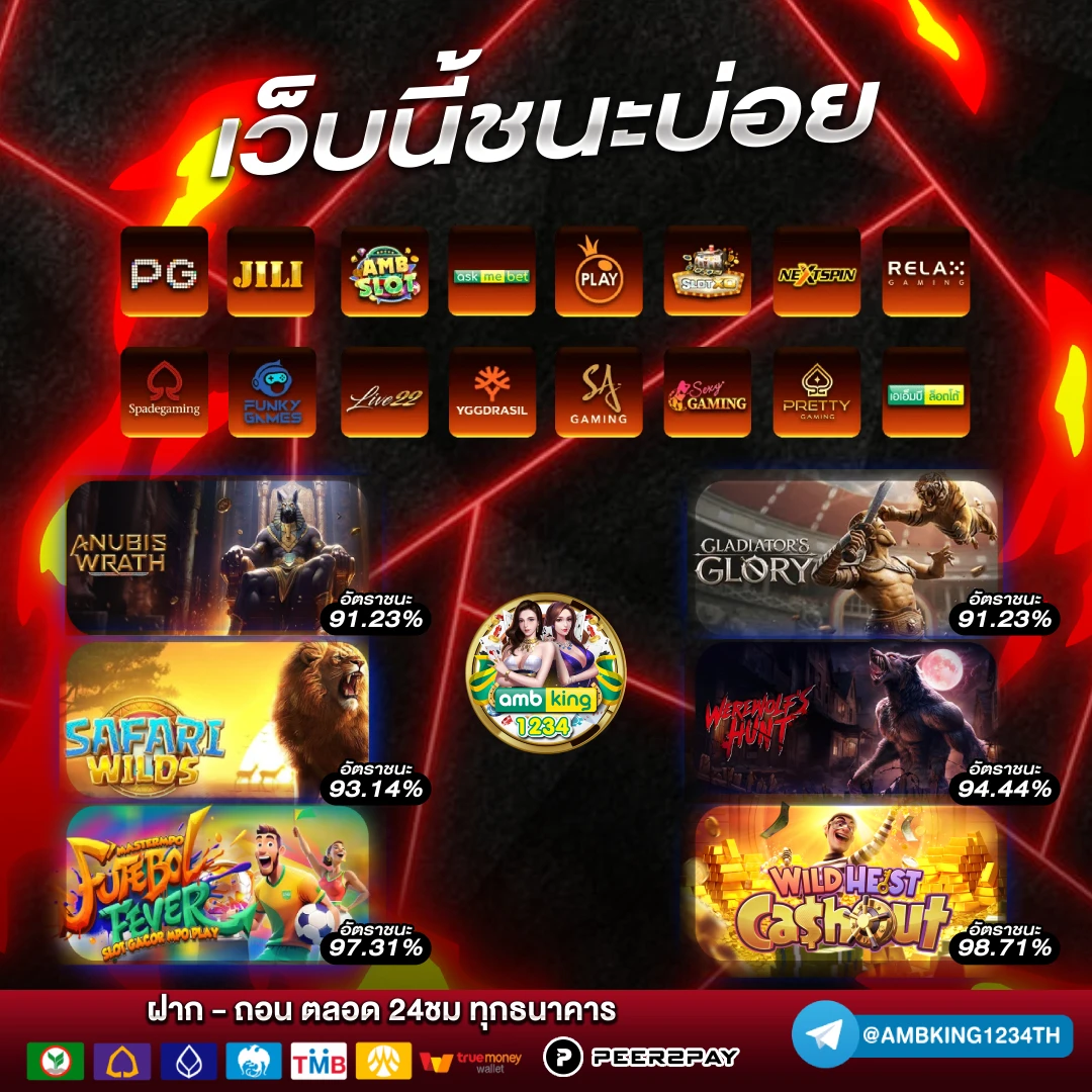 เว็บสล็อตออนไลน์เว็บตรง - แบนเนอร์โปรโมชั่น